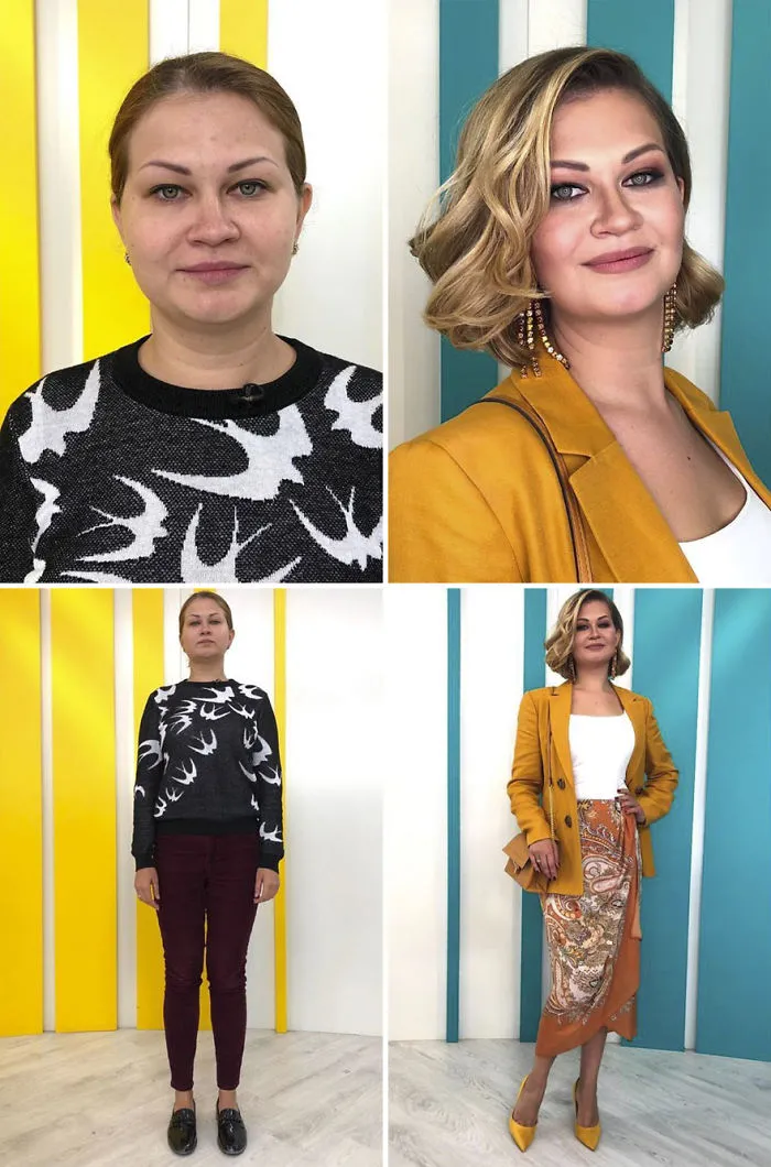 30 Before And After Pics Of People Styled By Alexandr Rogov