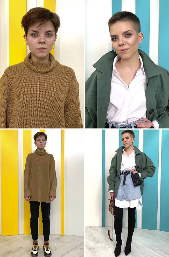30 Before And After Pics Of People Styled By Alexandr Rogov