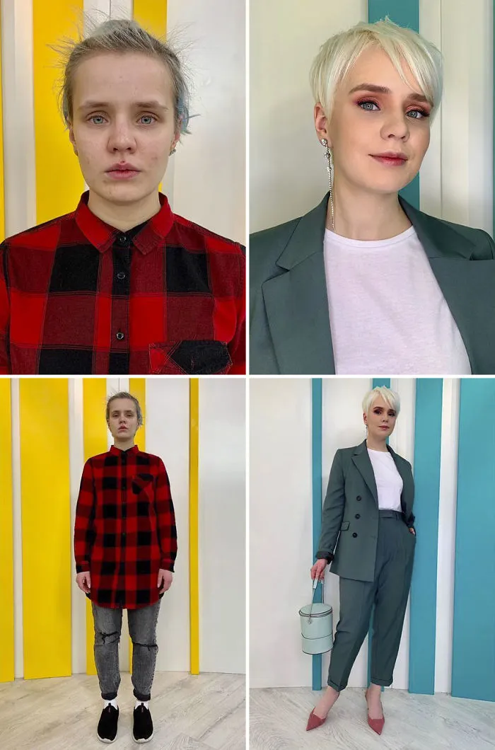 30 Before And After Pics Of People Styled By Alexandr Rogov