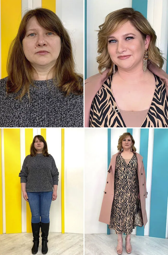 30 Before And After Pics Of People Styled By Alexandr Rogov