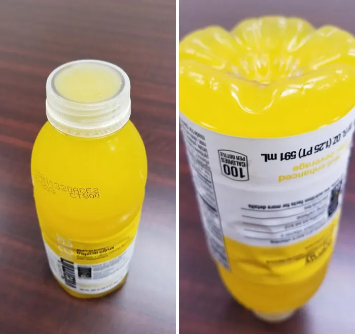Got A Vitamin Water With Zero Air In It. Just Pure Beverage