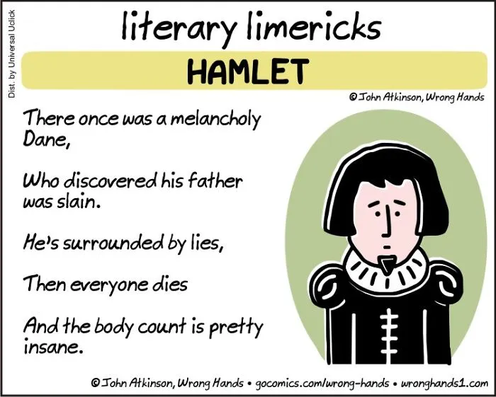 Artist Pokes Fun At Literature Classics In 30 Cartoons