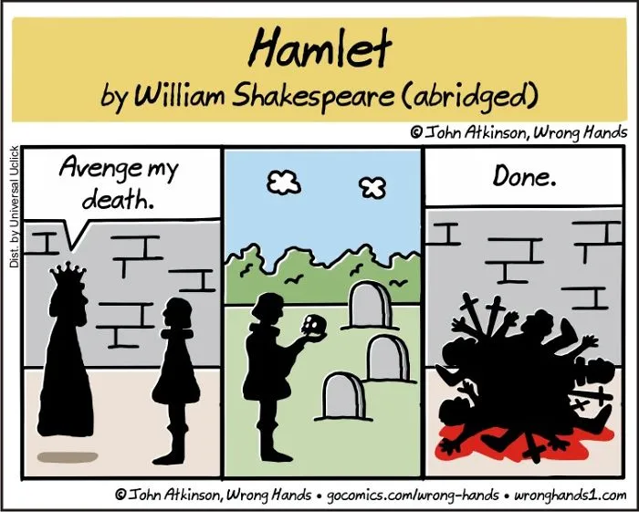 Artist Pokes Fun At Literature Classics In 30 Cartoons