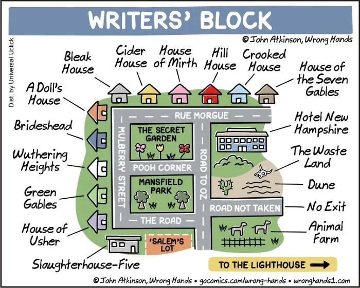 Artist Pokes Fun At Literature Classics In 30 Cartoons