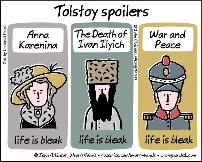 Artist Pokes Fun At Literature Classics In 30 Cartoons