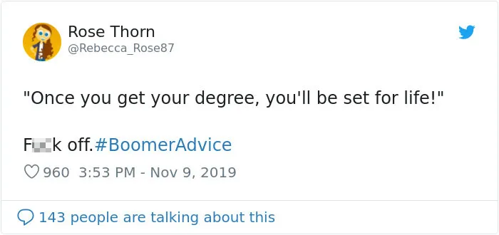 30 Times Boomers Gave Advice, But Didn't Notice That The World Doesn't Work The Way It Used To
