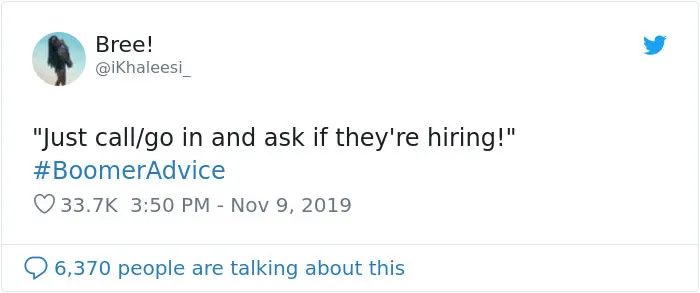 30 Times Boomers Gave Advice, But Didn't Notice That The World Doesn't Work The Way It Used To