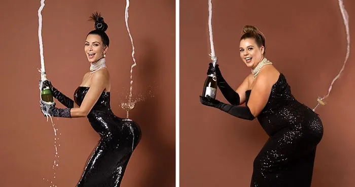 This YouTuber Recreates Famous Photos To Show How They Looked If The Models Were Mid-Sized
