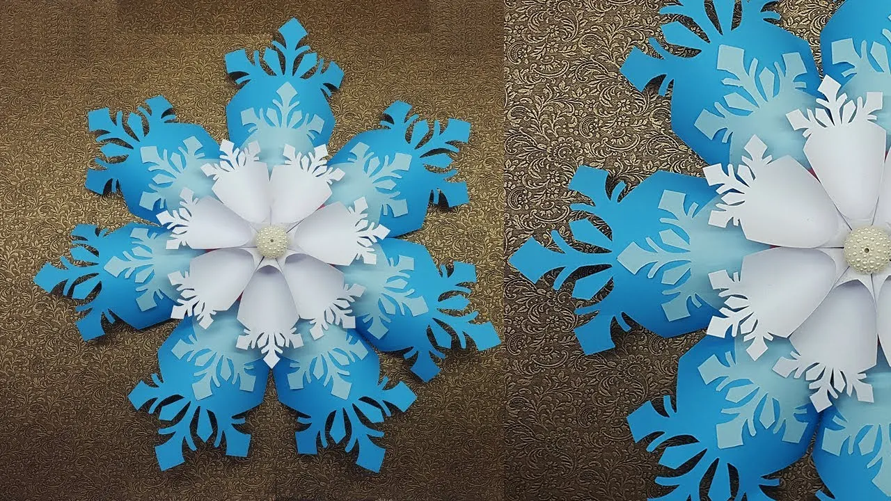 How Beautiful It Is To Make A Paper Snowflake | Paper Snowflakes Tutorial