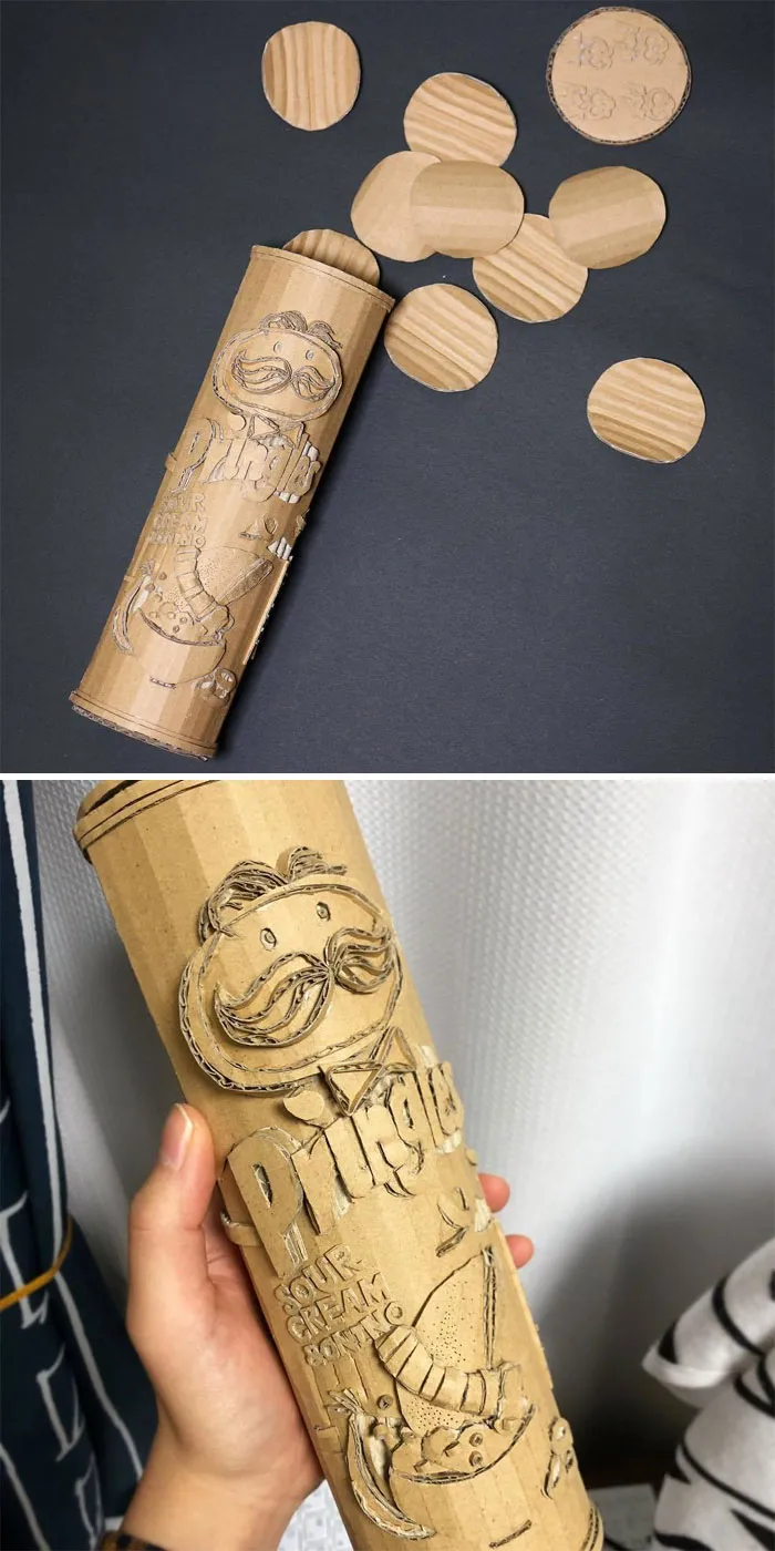 Japanese Woman Converts Amazon Boxes Into Intricate Sculptures (30 New Pics)