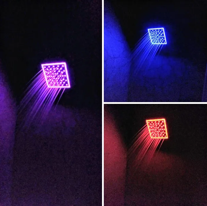 My Shower Head Changes Color Depending On Temperature