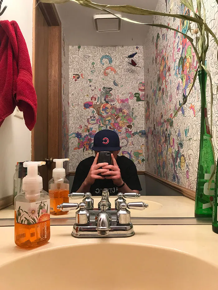 El baño de mis amigos se puede colorear