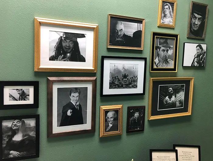 This Bathroom Is Full Of Photoshopped Pictures Of Mr. Bean
