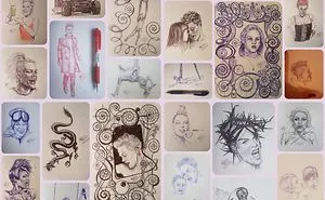 31 Drawings Of P!nk In 31 Days Of #inktober