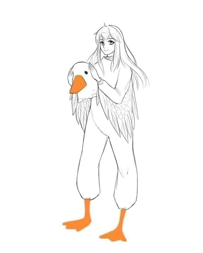 La gente se volvió loca después de que alguien pidiera que "dibujaran un pato" con esta simple plantilla