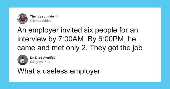 Guy Shares A Based-On-True-Events Job Interview And Some People Think That The Employer Is Out Of Their Mind