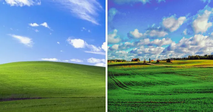 I Captured The Look-Alike Of The World’s Most Famous Windows Xp Desktop Background Picture