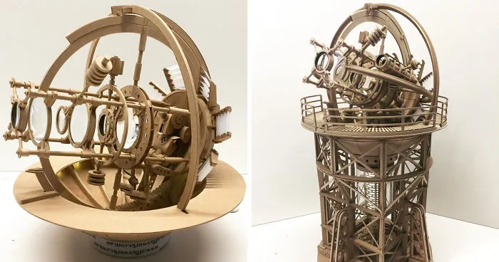 I Have Been Creating Cardboard Sculptures For The Past Couple Of Years