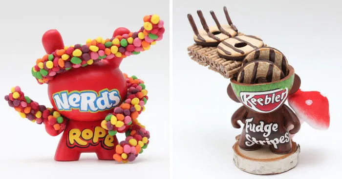 I Participated In Inktober And Made A Custom Toy A Day Inspired By Snacks