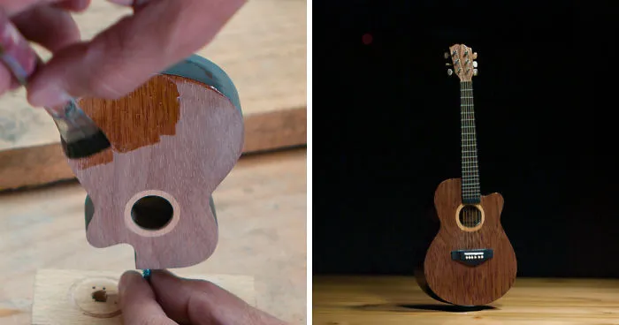 I Made A Miniature Guitar