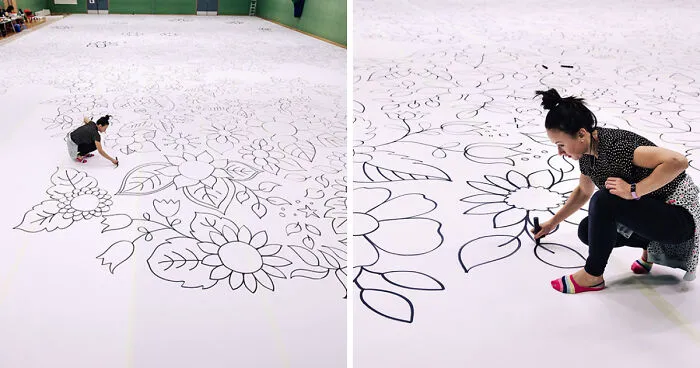 I Drew The World’s Largest Picture In 12 Hours