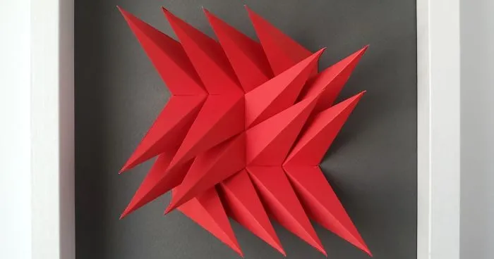 Abstract Shapes Carefully Made From Paper By Zahra Ammar