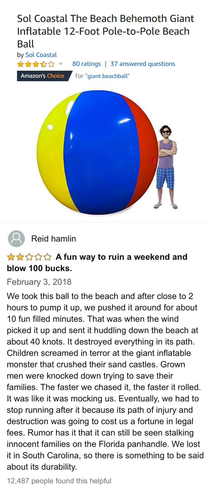 This Amazon Review Though