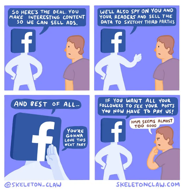 30 Funny And Sometimes A Little Dark Comics By Skeleton Claw