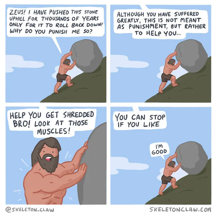 30 Funny And Sometimes A Little Dark Comics By Skeleton Claw