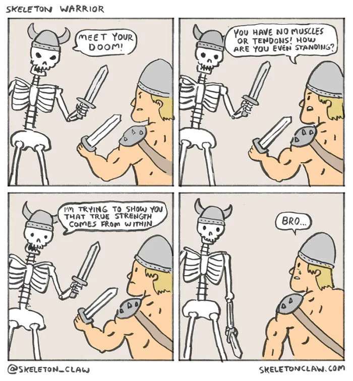 30 Funny And Sometimes A Little Dark Comics By Skeleton Claw