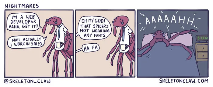30 Funny And Sometimes A Little Dark Comics By Skeleton Claw
