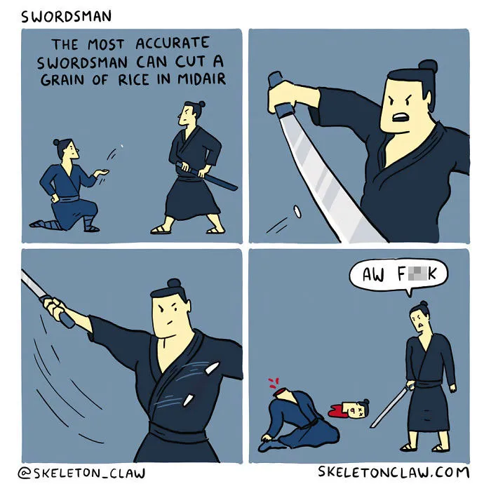 30 Funny And Sometimes A Little Dark Comics By Skeleton Claw