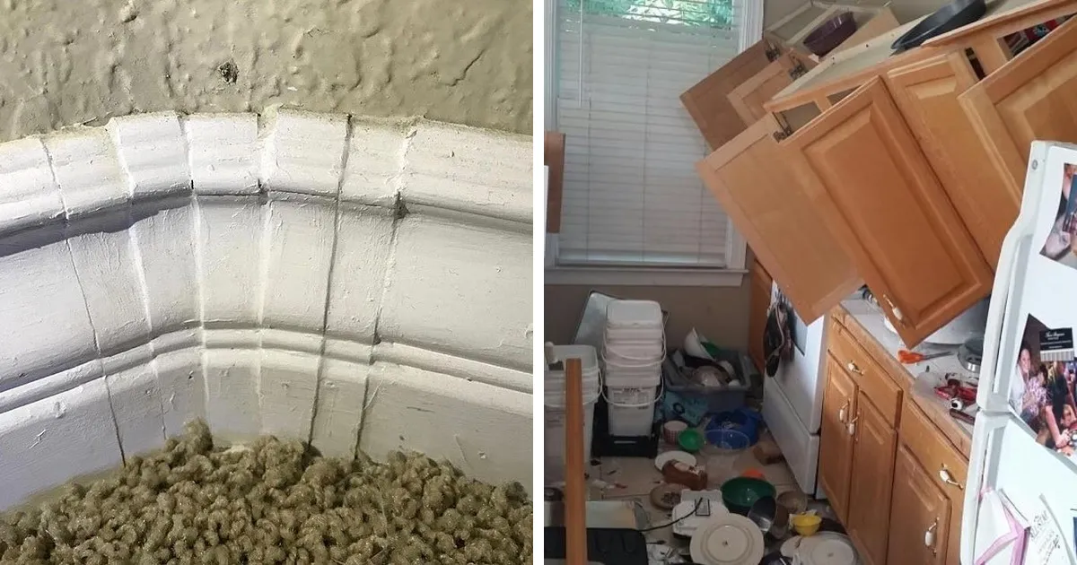Este hombre encuentra los peores fallos de construcción y los "justifica" con divertidos mensajes (30 fotos)