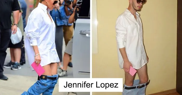 This Guy Recreates Celebrity Outfits On A Low Budget And People Are Loving The End Result (89 Pics)
