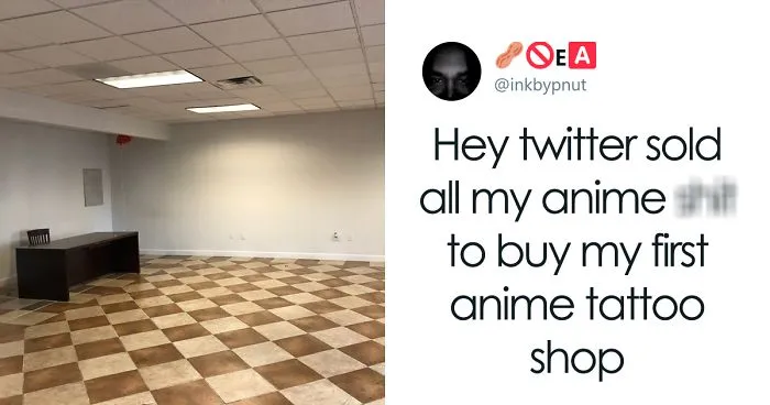 Guy Gives Up His Entire Anime Collection Worth 10,000 Dollars To Fund His New Anime Tattoo Business, And Ultimately Restore His Collection
