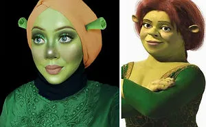 Woman Uses Her Hijab To Turn Herself Into Pop Culture Characters (30 New Pics)