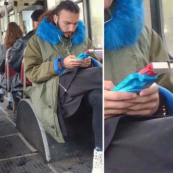 Esta cuenta de Instagram recopila cosas divertidas y curiosas vistas en el transporte público (40 fotos)