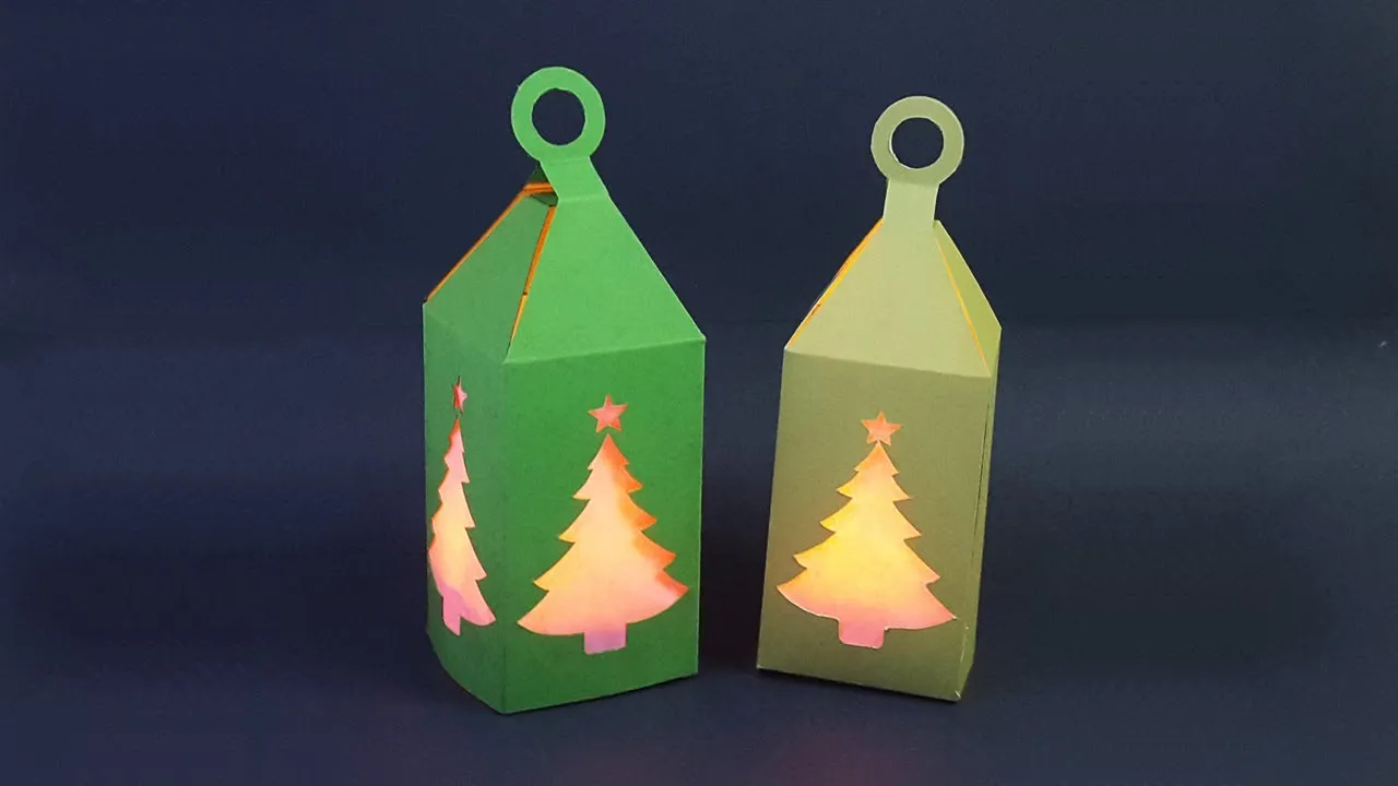 Christmas Decorations Ideas | Paper Lamp Decoration For X-Mas | Christmas Light Ornaments