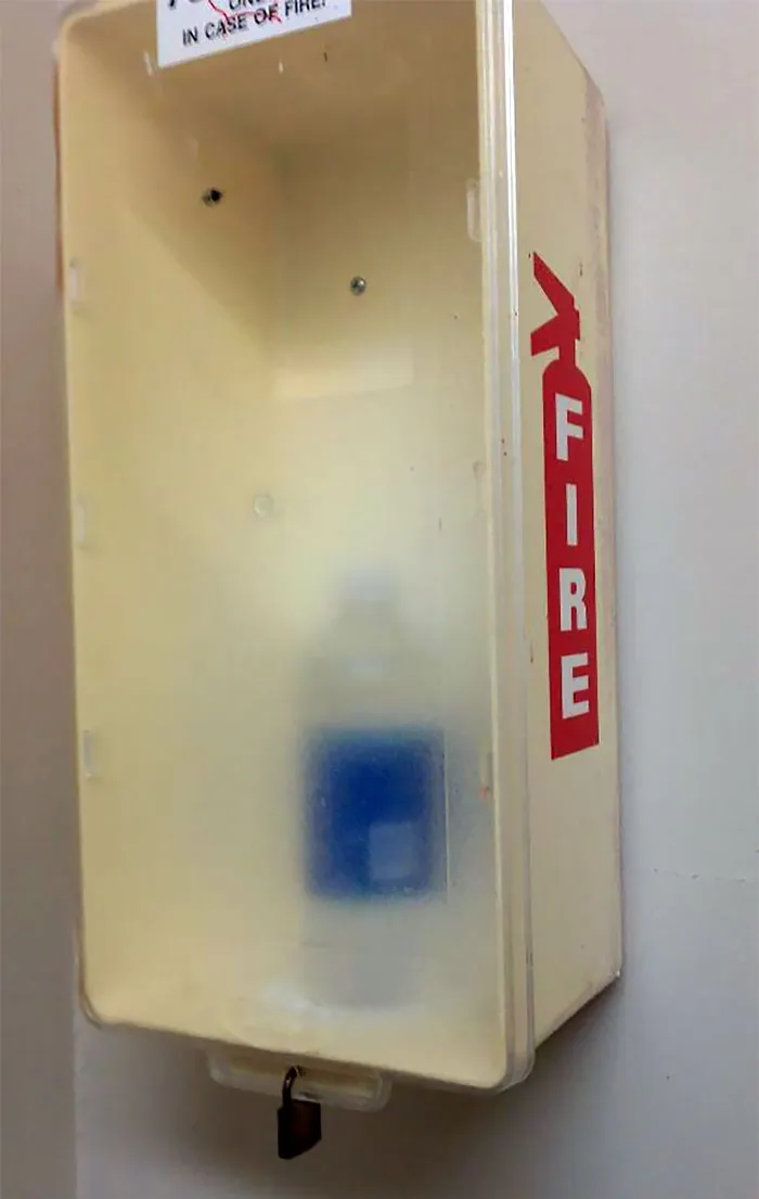 El casero se toma muy en serio el peligro de incendio