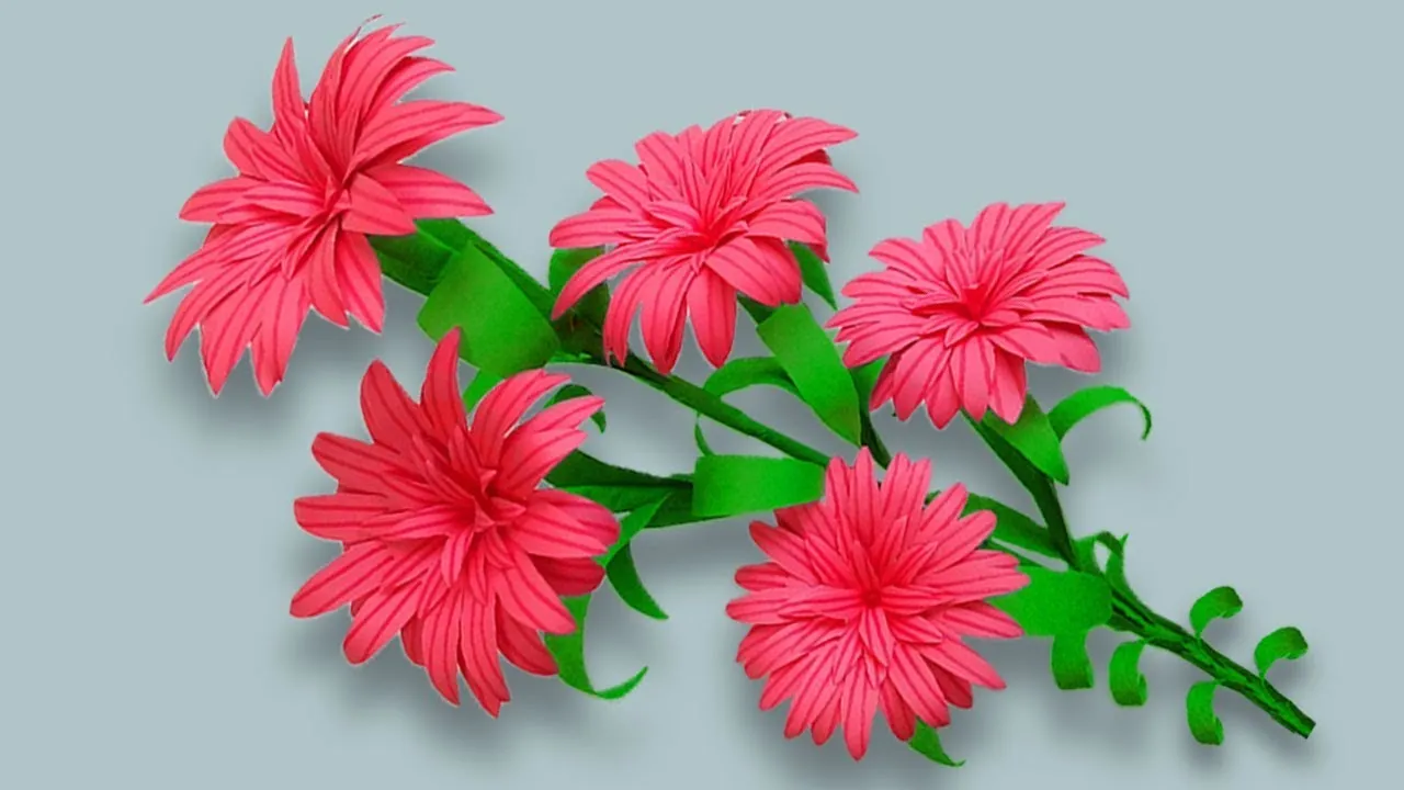 How To Make Paper Flowers For Home Decor-Making Paper Flower