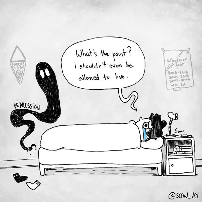 I Draw Comics To Explain What It's Like Living With Depression And Anxiety (30 New Pics)