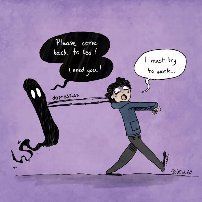 I Draw Comics To Explain What It's Like Living With Depression And Anxiety (30 New Pics)