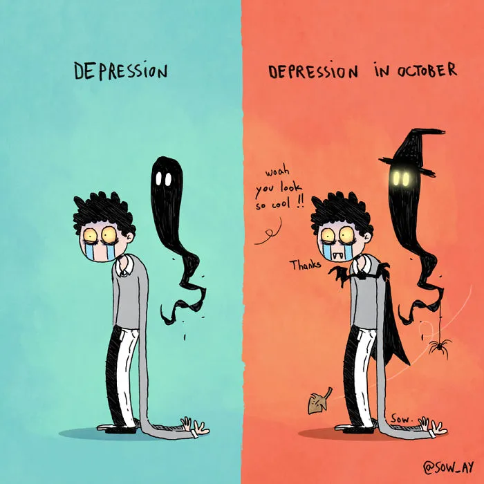 I Draw Comics To Explain What It's Like Living With Depression And Anxiety (30 New Pics)