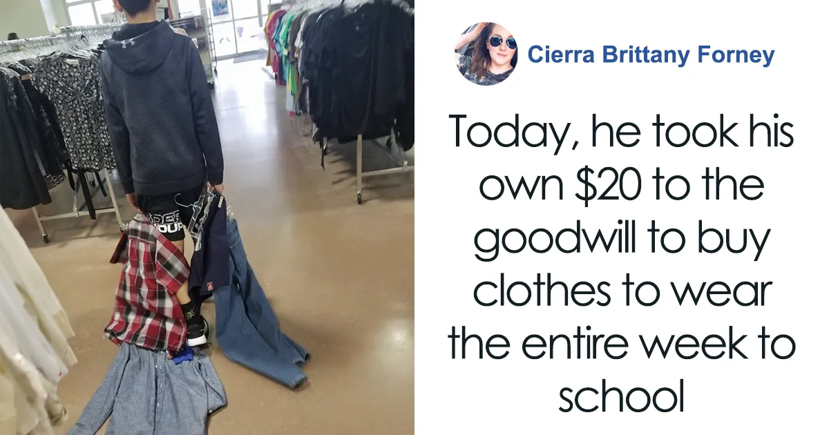 13-Year-Old Feels 'Entitled' And Makes Fun Of Poor Kids, Mom Makes Him Wear Goodwill For A Week