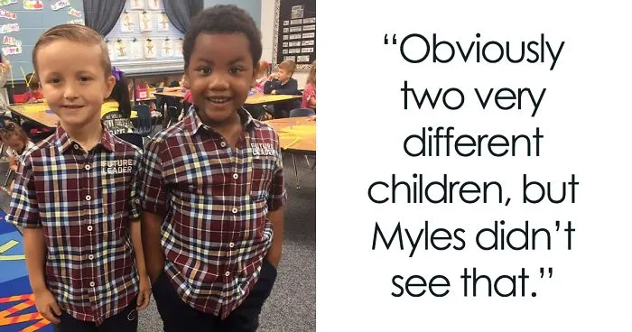 This Mother Broke Into Tears When She Saw A Picture Of Her Son With His “Twin” On Twin Day