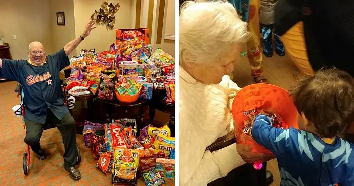 For The First Time, This Nursing Home Opens Its Doors For Kids To Trick Or Treat And Gets Over 5,000 Visitors