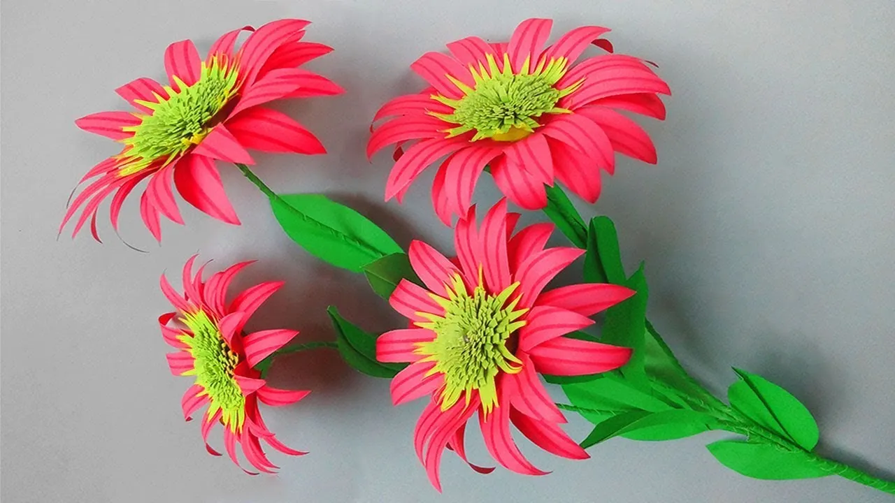 How To Make Paper Flowers DIY | Very Easy And Simple Paper Crafts