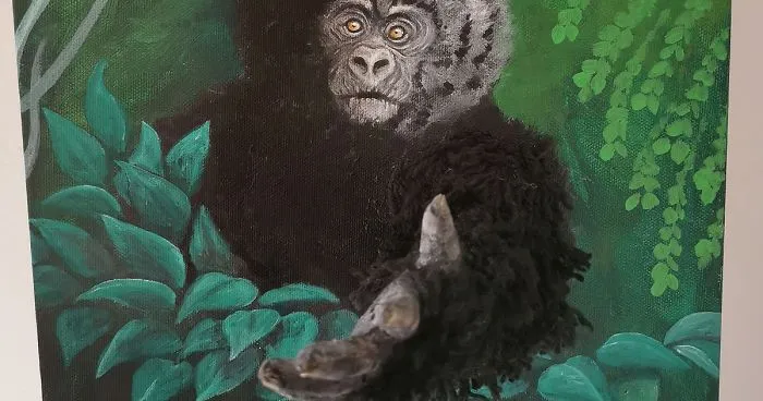 My 7 3D Animal Paintings On Canvas