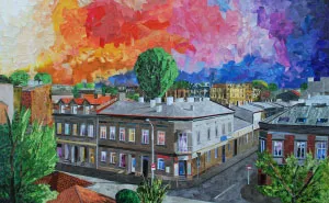 My 30 Paper Cityscapes That Look Like Oil Paintings