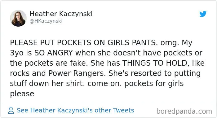 30 Posts That Show How Much Women Want Pockets In Their Clothes